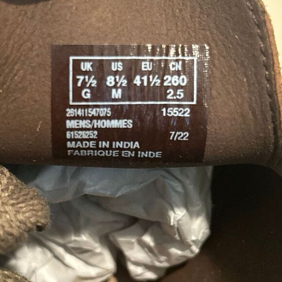 Clarks Mens Size 8.5 Shepton Chukka Boots Sand Suede Leather Comfort Capsule NWT main image 5